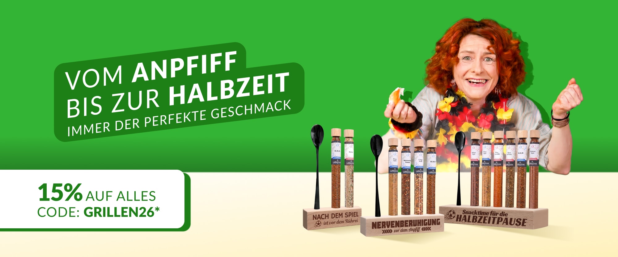 Vom Anpfiff bis zur Halbzeit